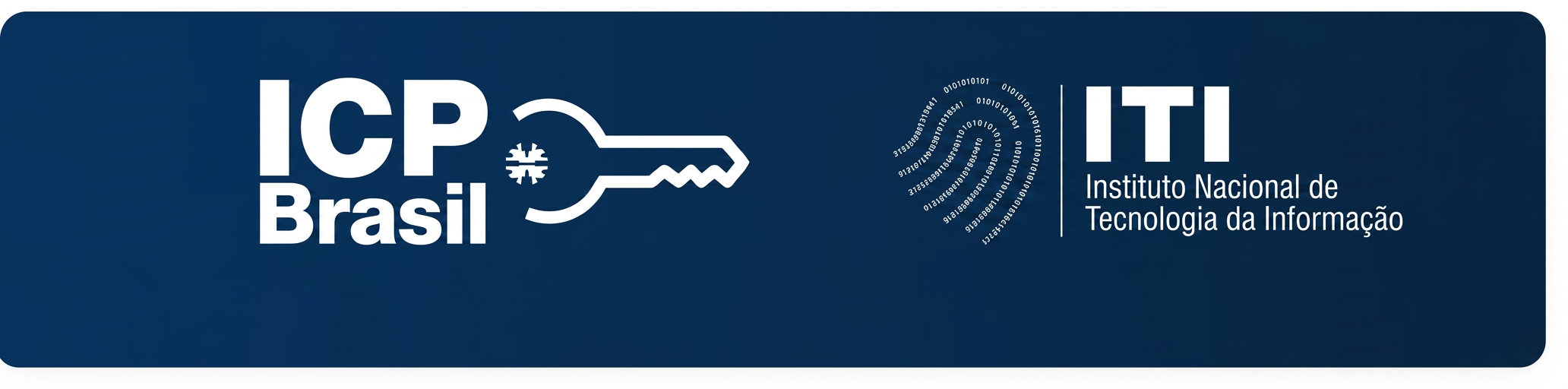 Selos oficiais ICP-Brasil e ITI — Instituto Nacional de Tecnologia da Informação